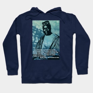 Président Modibo Keita - un héros africain - Citation Hoodie